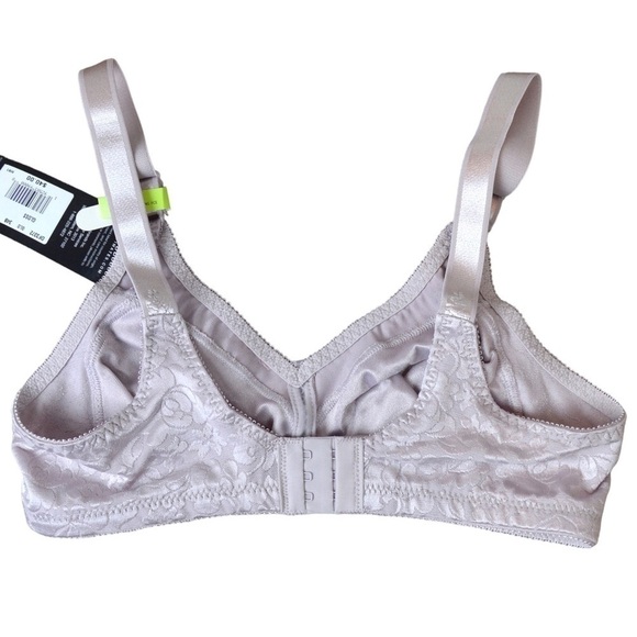 NWT 34B Bali Double Support Spa-Closure Comfort-U Wireless Full-Figure Bra 3372 - Picture 8 of 9